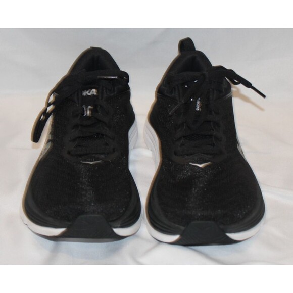 NIB Hoka One Women's Graviota 5 Running Athletic Sneakers  BLACK WHITE - Picture 3 of 6